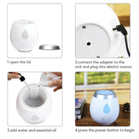 7 LED Color Ultrosonic Aroma Diffuser  With Touch Button