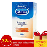 Genuine Durex Natural Latex Extra Lubricated Condoms