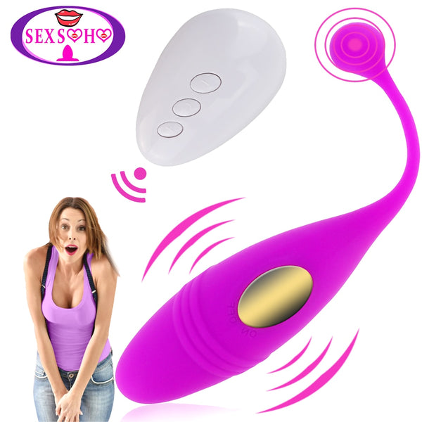 Wireless Remote Control Vibrating Massager Adult Toy for Women