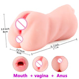 Male Realistic Vagina For Men Rotating Masturbator