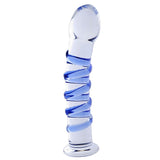 Black Wolf Crystal Glass Dildo