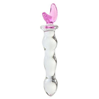 Black Wolf Crystal Glass Dildo