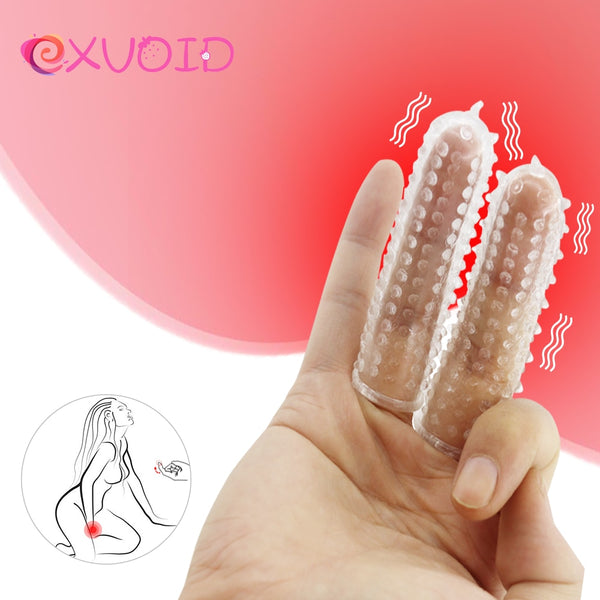 Double Finger Sleeve for Women Vaginal Massager