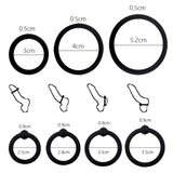 3/4 Penis Rings,Delay Ejaculation High Elasticity,Time LastingToys for Men.