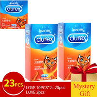 Genuine Durex Natural Latex Extra Lubricated Condoms