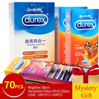 Genuine Durex Natural Latex Extra Lubricated Condoms