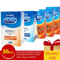 Genuine Durex Natural Latex Extra Lubricated Condoms