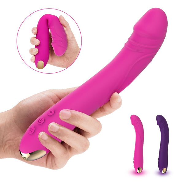 FLXUR 10 modes real dildo vibrator for women.