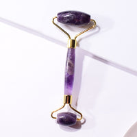 Amethyst Natural Stone Gua Sha Crystal Body and Face Roller