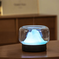 Ultrasonic Aroma Diffuser Essential Oil Aromatherapy  With Warm Color LED Lamp