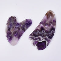 Amethyst Natural Stone Gua Sha Crystal Body and Face Roller