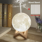 USB Ultrasonic Aroma Air Humidifier With 3D Moon Lamp Light Essential Oil Diffuser