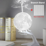 USB Ultrasonic Aroma Air Humidifier With 3D Moon Lamp Light Essential Oil Diffuser