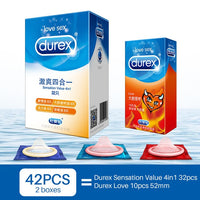 Durex Ultra Thin Lubricated Natural Rubber Latex Condoms