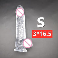 Suction Cup Huge Realistic Dildo Safe Non Toxic