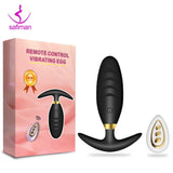 Soft Silicone Anal Butt Plug Prostate MMini Erotic Bullet Vibrator