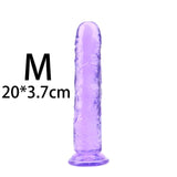 YEMA Translucent Soft Jelly Big Dildo Realistic Fake Dick Penis Butt Plug Sex Toys for Woman Men Vagina Anal Massage