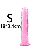 YEMA Translucent Soft Jelly Big Dildo Realistic Fake Dick Penis Butt Plug Sex Toys for Woman Men Vagina Anal Massage