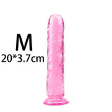 YEMA Translucent Soft Jelly Big Dildo Realistic Fake Dick Penis Butt Plug Sex Toys for Woman Men Vagina Anal Massage