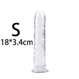 YEMA Translucent Soft Jelly Big Dildo Realistic Fake Dick Penis Butt Plug Sex Toys for Woman Men Vagina Anal Massage