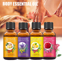 Natural Plant Body Essential Oil Relax for Scrape Therapy Improve Sleep SPA Massage Massage Essential Oil Body Skin Care 30ML TS