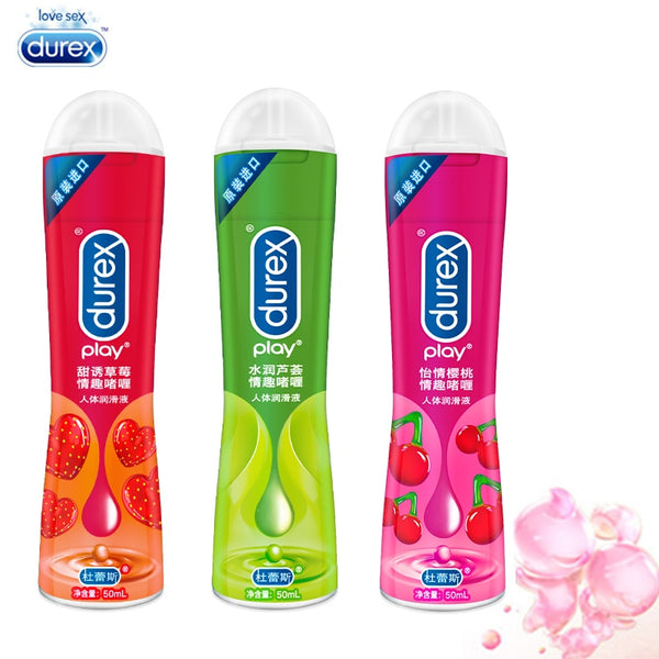 Durex Edible Water Based Fruit Oil Lubricant