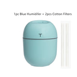 Ultrasonic Mini Air Humidifier 200ML Aroma Essential Oil Diffuser with LED Night Lamp