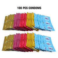 Good Quality 50 Pieces Natural Latex Bulk Condoms Safe Contraception