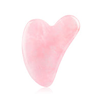 Natural Jade Gua Sha Scraper Board Massage Rose Quartz Jade Guasha Stone For Chin Neck Face Lifting Wrinkle Remover Beauty Care