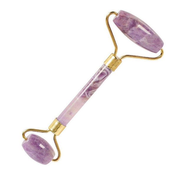 Portable Face Slimming Lift Massage Double Headed Stone Facial Roller Massager Body Skin Relaxation Skin Care Tools